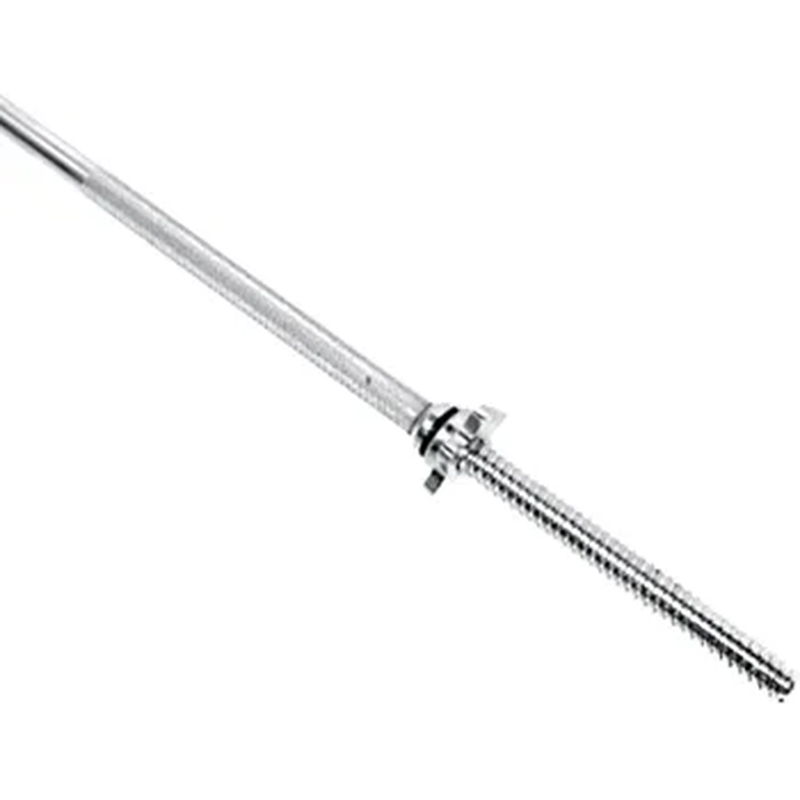 Barbell   Straight Standard Weight Bar with Threaded Ends, 6 Ft.3