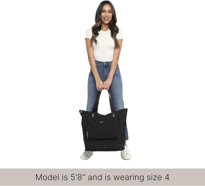 Carryall Expandable Lightweight Travel Tote 22" Packable Folding Compact Nylon W4