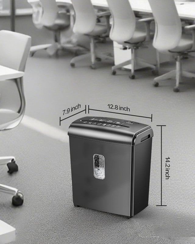 8 Sheet Micro Cut Paper Shredder P 4 High Security 4Gal Home Small Office6
