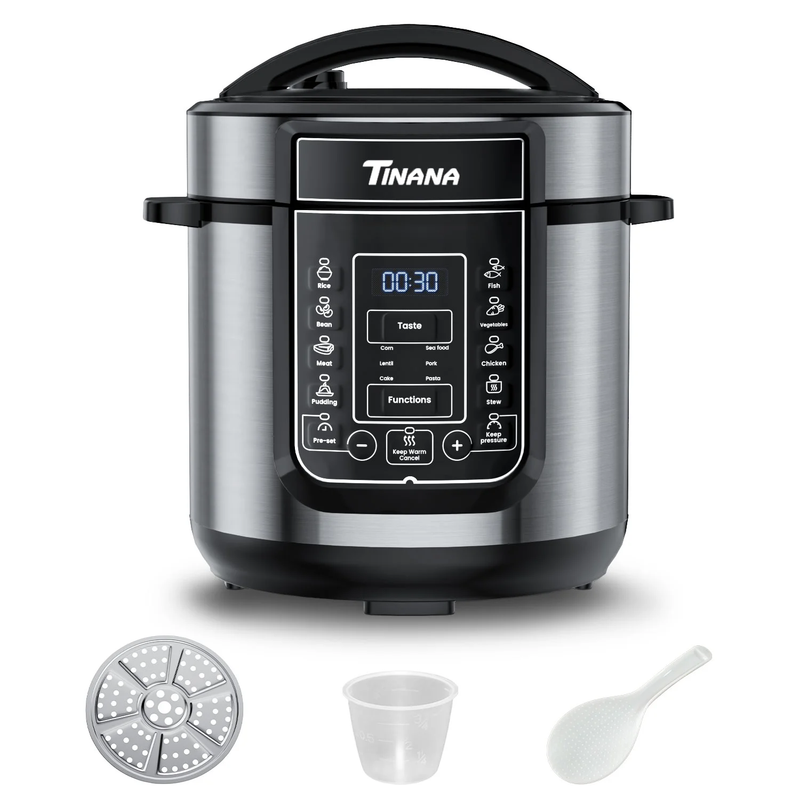 6 Qt Electric Pressure Cooker 9 In 1, 14 Presets Instant Multi Function Pot, Slo10
