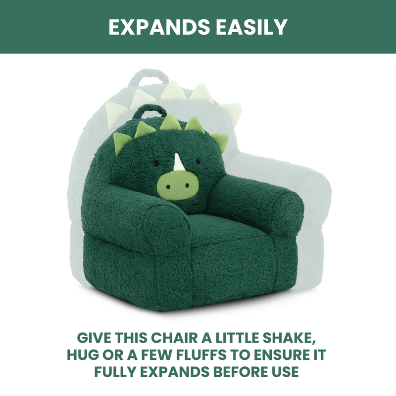 Dinosaur Cozee Buddy Chair, Green7