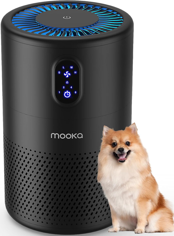 Large Room Air Purifier with H13 HEPA Filter   Odor & Smoke Eliminator, Black8