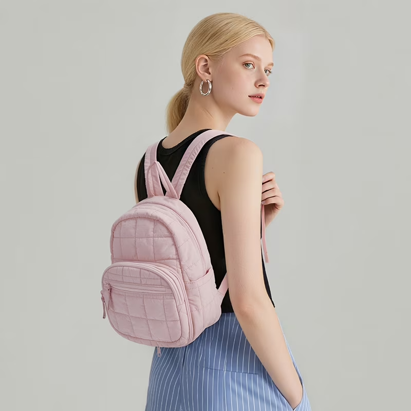 Small Ita Backpack Purse Women Water Resistant Pink Bag3
