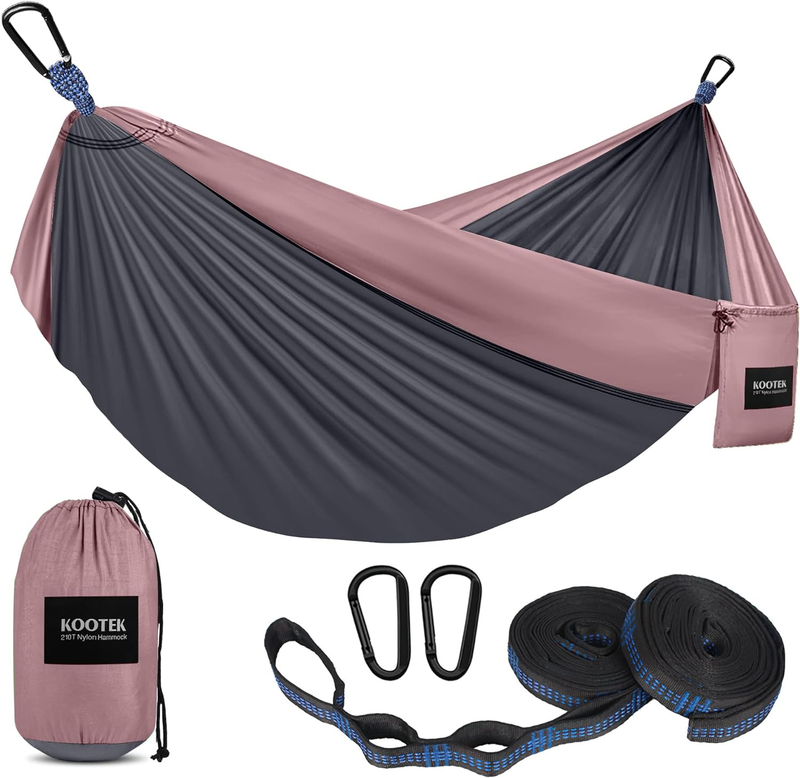 Portable Camping Hammock w/ Tree Straps & Carry Bag Outdoor Travel Hiking0