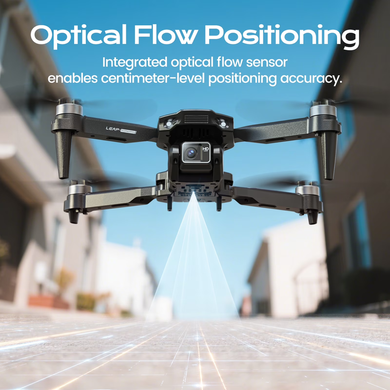 H31 Drone with Camera Optical Flow 2 Batteries 3 Speed RC Quadcopter Black4
