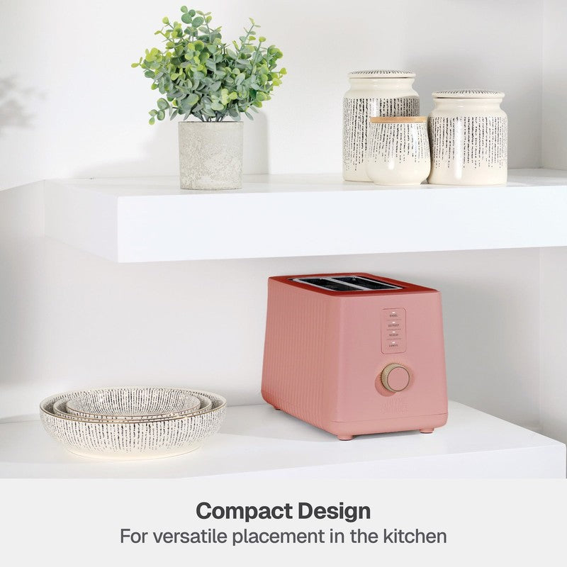 2-Slice Toaster, Extra-Wide Slots with Removable Crumb Tray, Faded Rose6