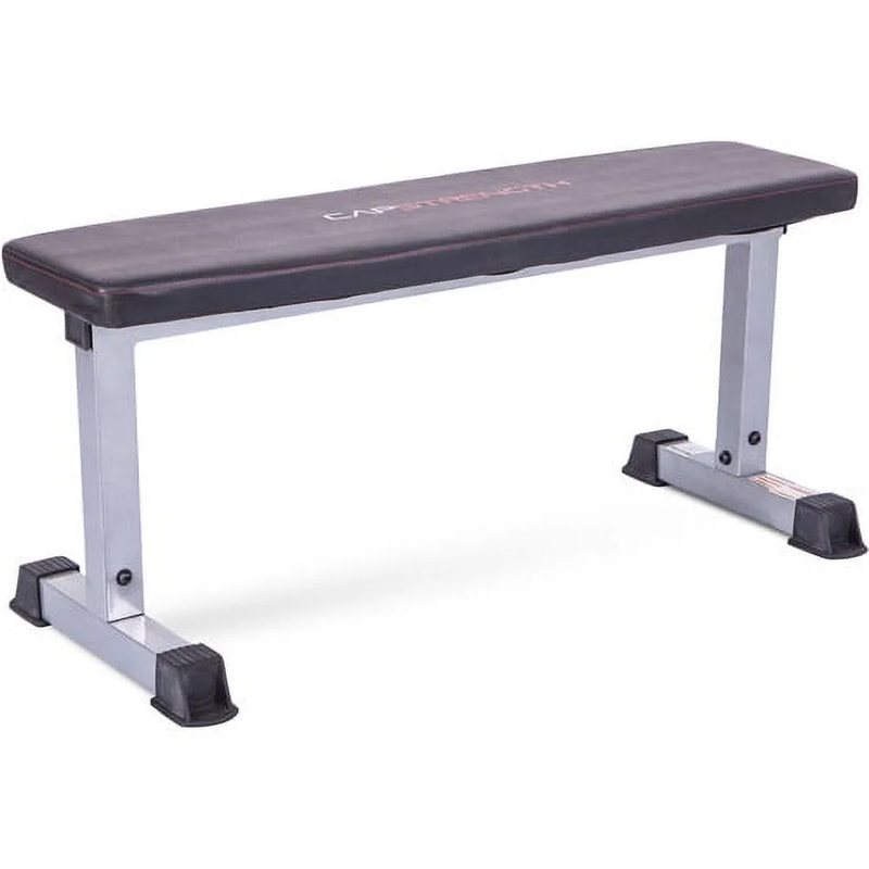 Strength Flat Utility Weight Bench 600LB Capacity Gray Home Gym9