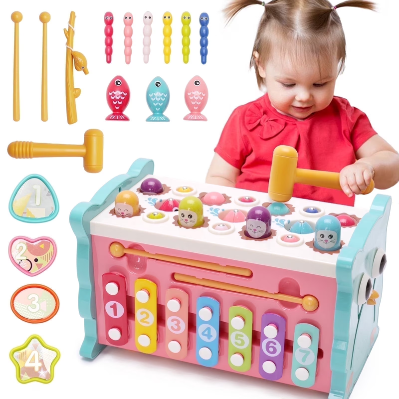 Montessori Learning Toys 8 in 1 Baby Sensory Toys Toddler Educational Gifts for 10