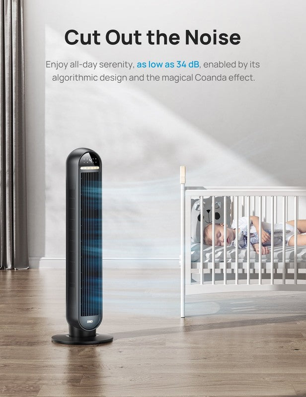 36in Tower Fan Oscillating Remote Control Quiet Bedroom Office Fan4