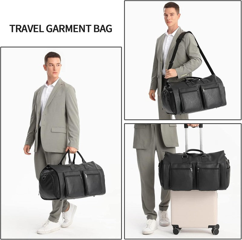 2in1 Garment Duffle Bag Hanging Suit Travel Carry On Business Men Women5