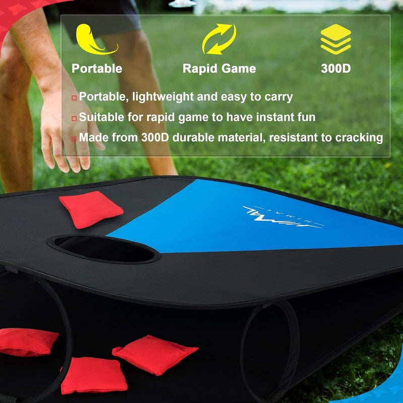 Collapsible Portable Corn Hole Boards with 8 Cornhole Bean Bags (3 X 2-Feet)2