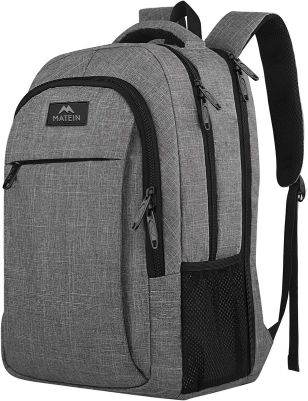18.4" TSA Friendly Laptop Backpack Extra Large Travel Bag Grey11