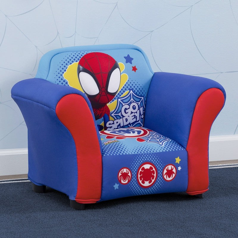 Spidey and His Amazing Friends Upholstered Chair with Sculpted Plastic Frame by1