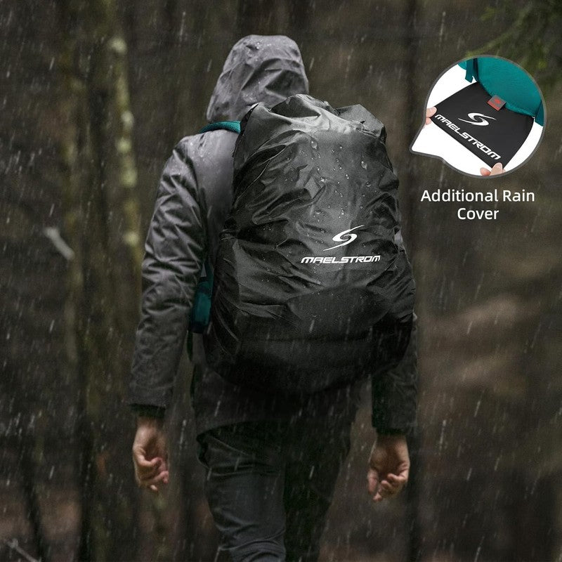40L Hiking Backpack – Waterproof Lightweight Camping Daypack with Rain Cover,5