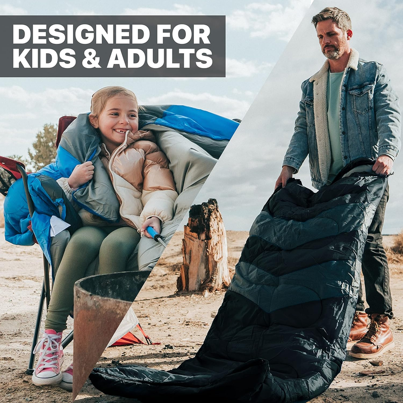 Sleeping Bag Cold Weather Adult Kids Warm Camping Gear Portable Hiking Sleep Bag4