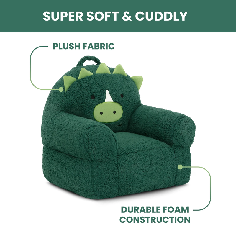 Dinosaur Cozee Buddy Chair, Green8