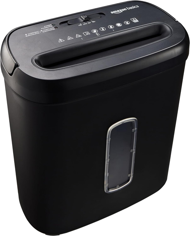 8 Sheet High Security Cross Cut Paper and Credit Card Shredder with P 4 Security10