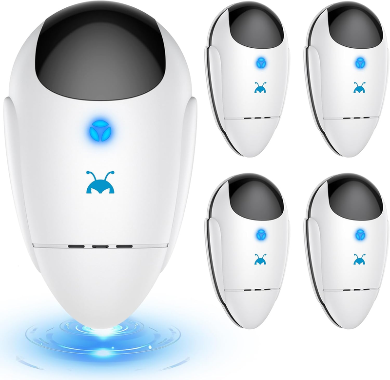 2026 Ultrasonic Pest Repeller Plug-In Mouse Roach Spider Control 4 Pack8