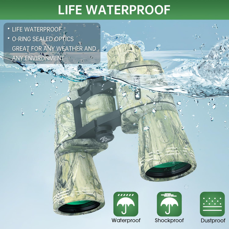 20x50 High Power Binoculars Waterproof Low Light Bird Watching Hunting2