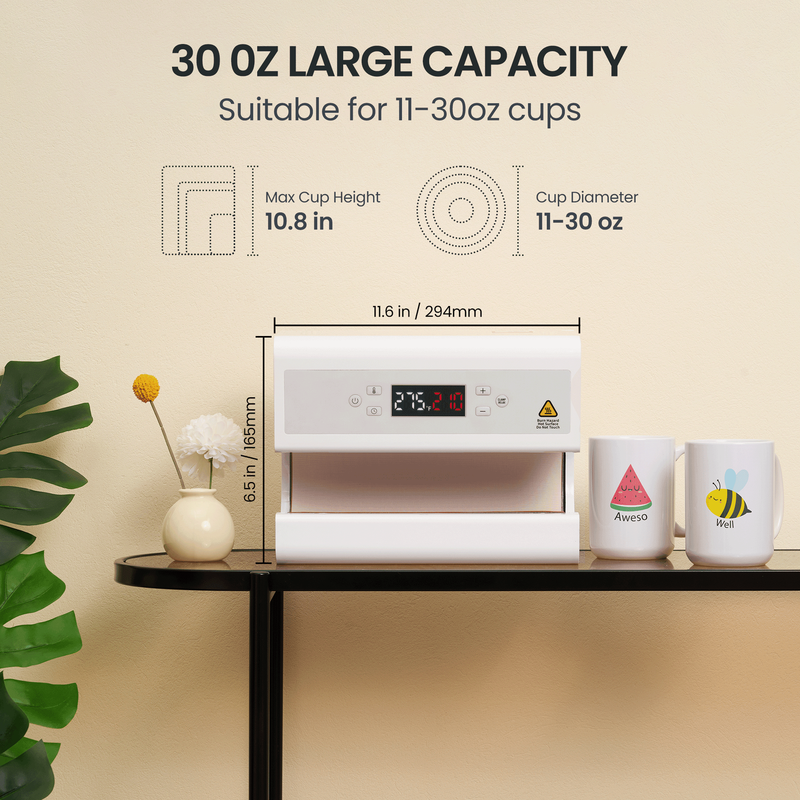 Auto Tumbler Heat Press Machine 11 30Oz Mug Sublimation DIY Cup Printing4