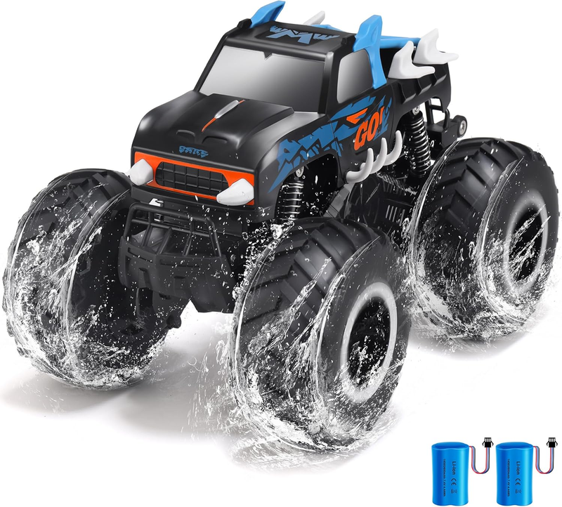 1:16 Waterproof RC Monster Truck   All Terrain Remote Control Car for Kids0