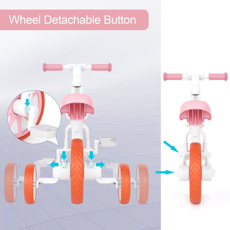 3 In 1 Toddler Tricycle for 1 5 Years Old Boys Girls Toddler Bike Kids Trikes fo6