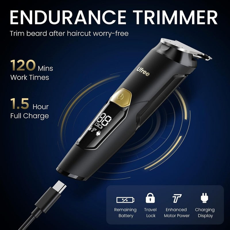 3 in 1 Beard Trimmer Kit for Men | Electric Shaver & Hair Clippers, Waterproof4