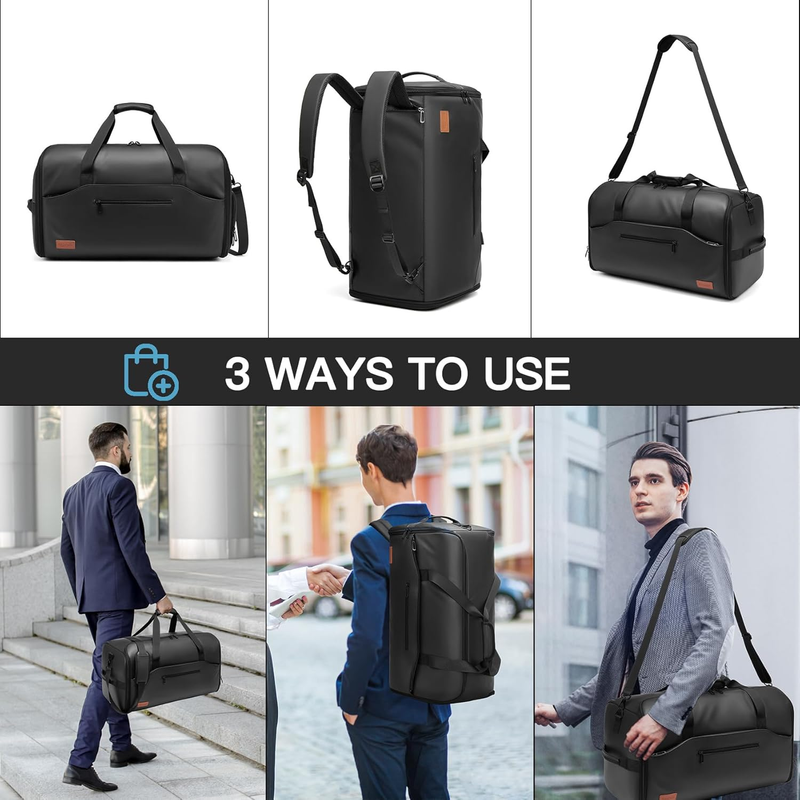 45L Garment Duffle Bag 3 in 1 Convertible Hanging Suit Travel Carry On3