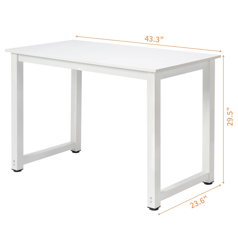 43.3in Wood Computer Desk Laptop Study Table Workstation Home Office3