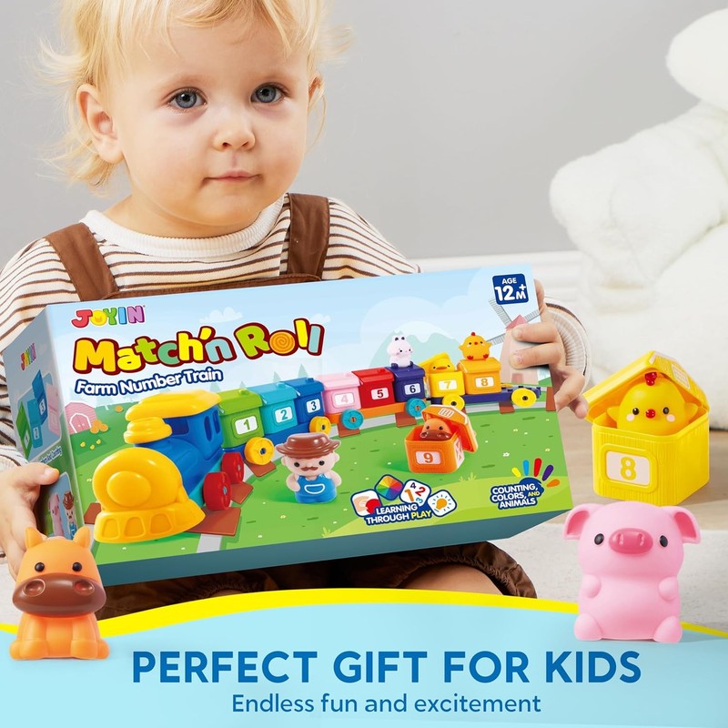 Learning Toy for Toddlers 1 2 3 Years Old, Counting, Matching & Sorting Montesso7