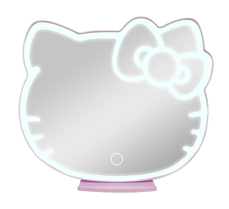 Impressions Vanity Supercute Hello Kitty Tri Tone LED Table Mirror with Lights a2