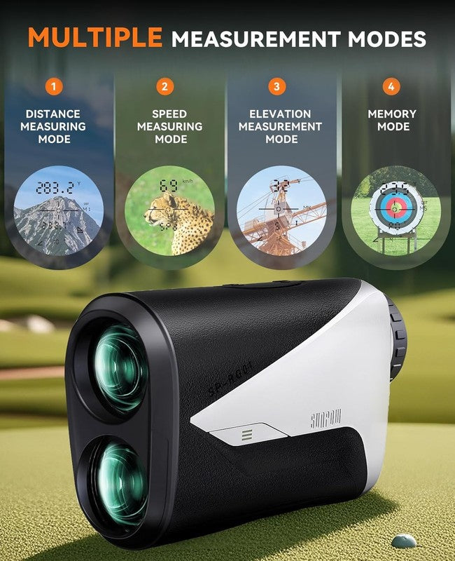 Golf Rangefinder 1000 Yds Slope 7X Magnification Rechargeable Lock Vibration4