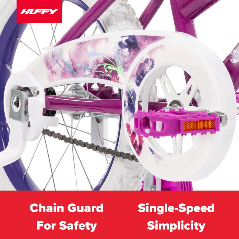 16" Sea Star Kids' Bike from , Fits Riders 42" - 48", Purple, Child, Girls4