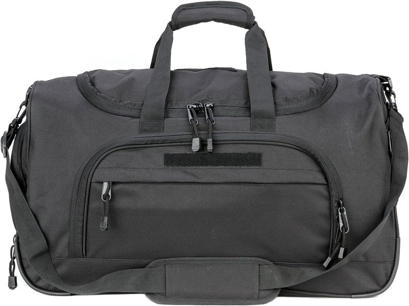 Gym Duffel Bag for Men Sports Duffel Bag with Shoe Compartment (Black Model B)1