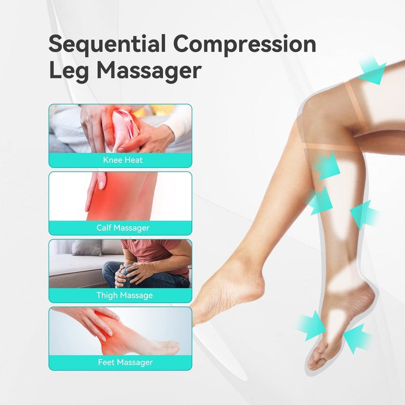 Air Compression Calf Foot Massager Circulation Pain Relief Gift1