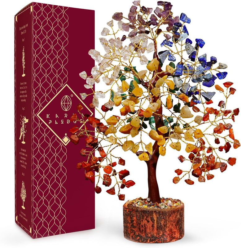 Crystal Tree of Life 7 Chakra Healing Crystals Trees for Home Decor, Office Desk10