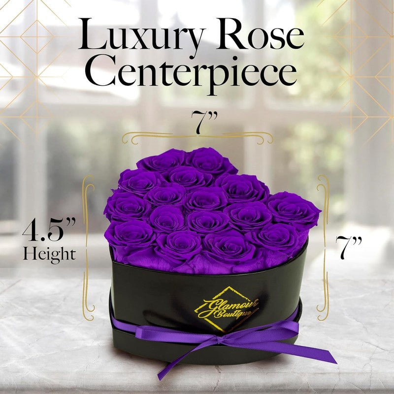 16 Flower Forever Heart Shape Box   Preserved Roses Gift for Her, Preserved Flow6