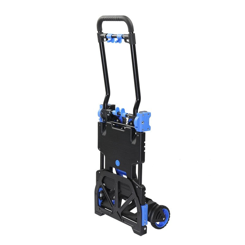 Portable 2-in-1 Hand Truck & Dolly Cart Foldable 330LB Capacity Handle11