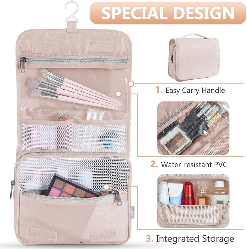 Packing Cubes Set for Travel   Organizer, Shoe & Toiletry Bag, Cream2