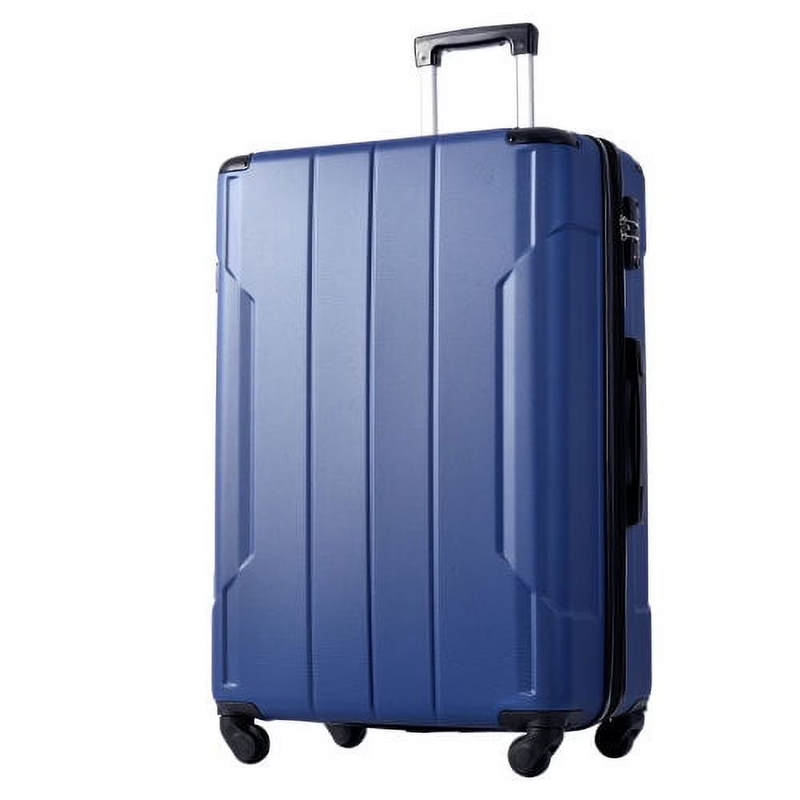 Carry on Luggage 24 Inch, ABS+PC Lightweight 65L Capacity Hardshell Suitcase wit8