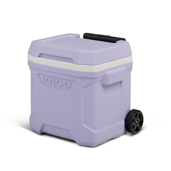 Profile 16Qt Rolling Cooler - Lilac: Polyethylene, Wheels & Retractable Handle3