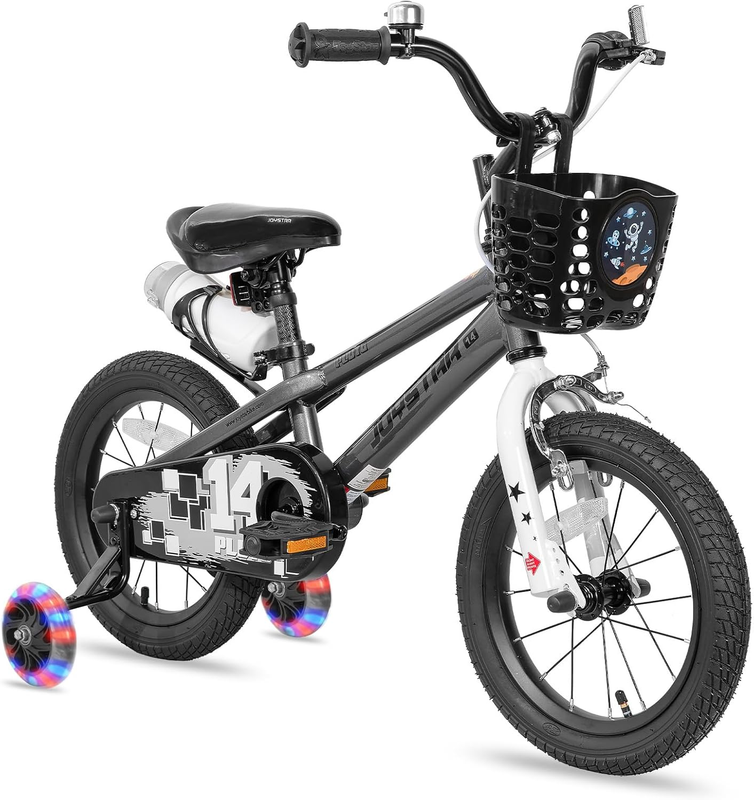 Kids Bike 12-20 Inch Light Up Training Wheels Boys Girls Ages 3-12 Multi0