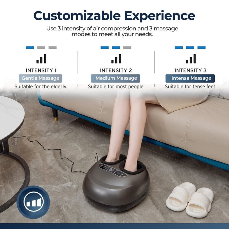 Shiatsu Foot Massager, Foot Spa for Comfort and Relief, Big, Gift, Black7