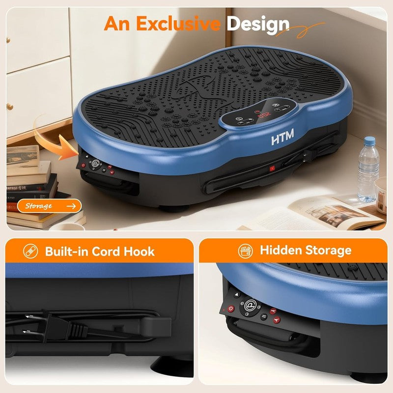 Vibration Plate Machine 300lbs 120 Speeds 9 Modes Home Fitness Workout4