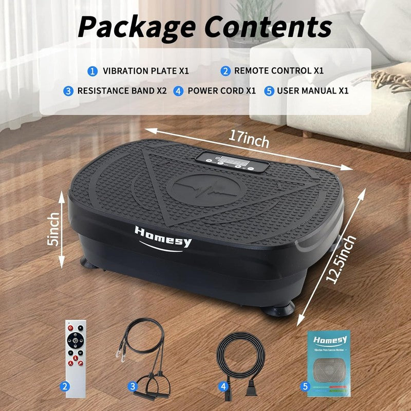 Homesy Vibration Plate Exercise Machine Full Body Shake Home Fitness Gym7