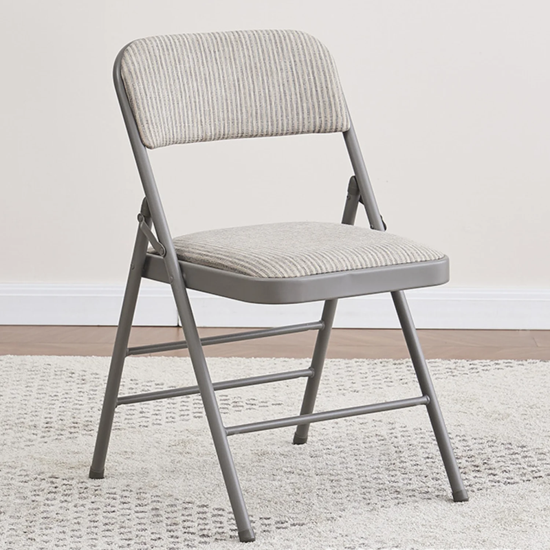 2 Pack Folding Chairs with Padded Cushion and Back Metal Foldable Chairs with Cu4