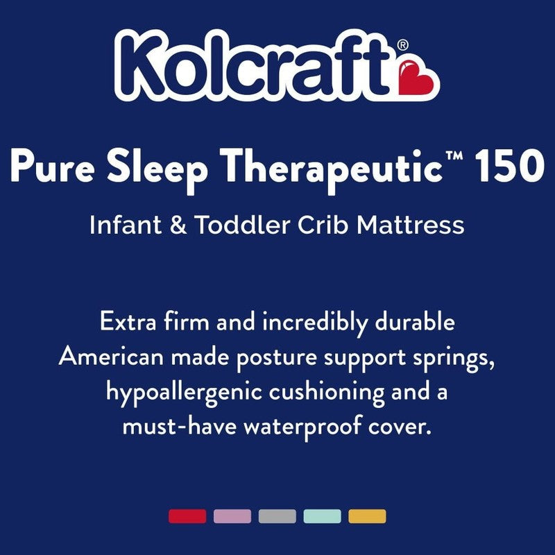 Pure Sleep Therapeutic 150 Baby Crib/Toddler Mattress3