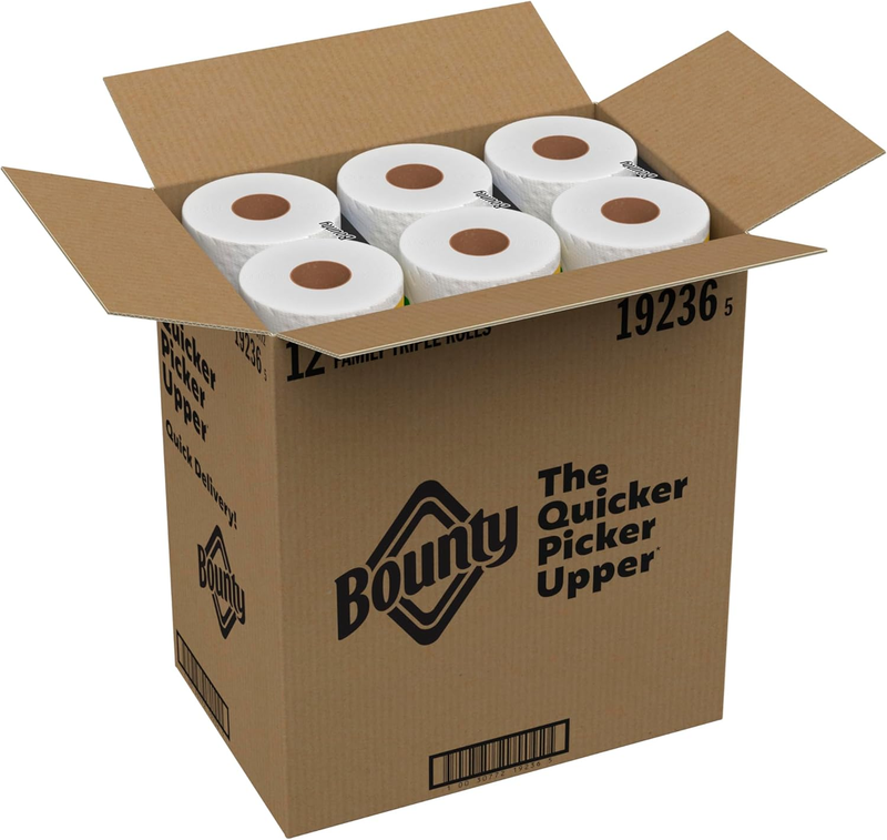 Quick Size Paper Towels White 12 Family Triple Rolls 40 Regular Rolls11
