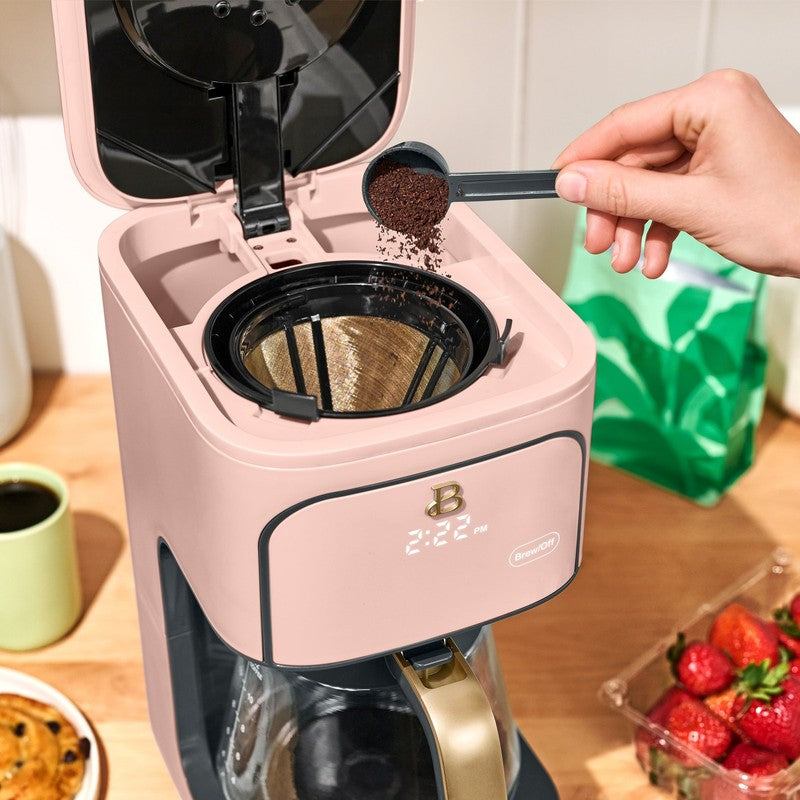 12 Cup Programmable Coffee Maker, Rose by Drew Barrymore5