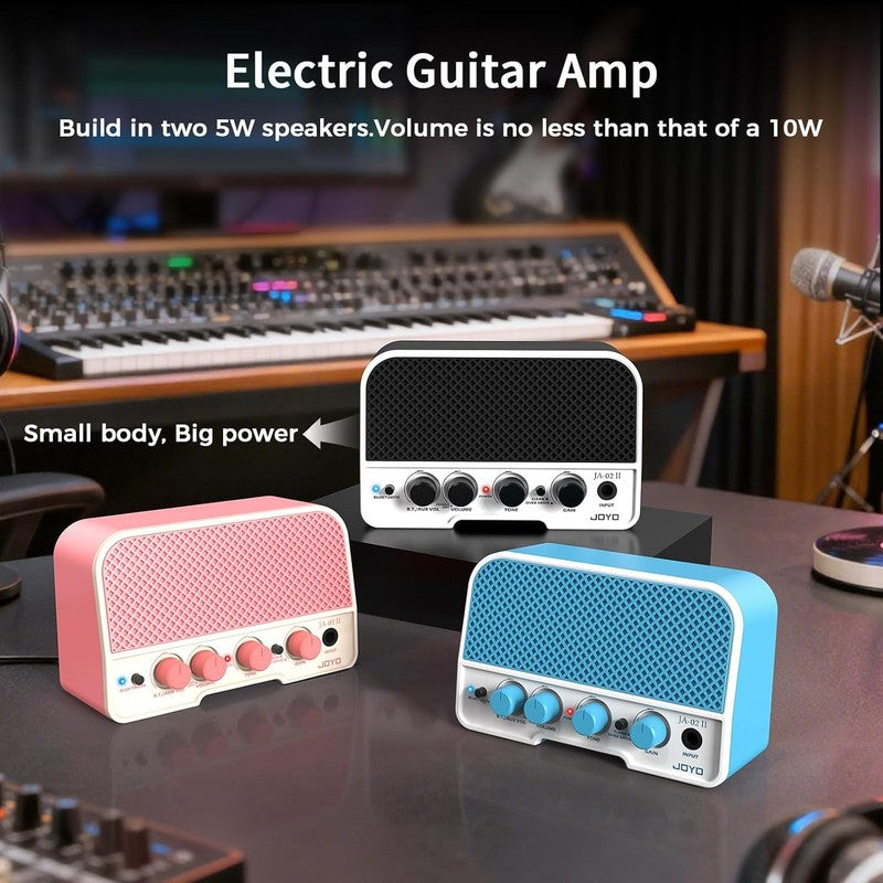 Mini Guitar Amplifier 5W Bluetooth Rechargeable Portable Practice Amp Black1